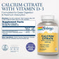 Solaray Calcium Citrate with Vitamin D-3 1000mg 180 Ct