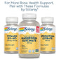 SOLARAY Calcium & Magnesium Citrate with Vitamin D-2, 1:1 Ratio for Healthy Bones, Teeth, Muscle & Nervous System Function High Absorption 180 Count