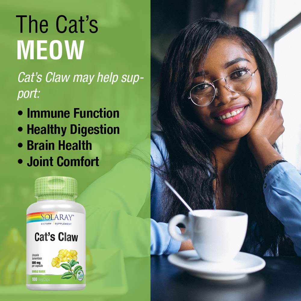 Solaray Cat's Claw Bark 500mg 100ct