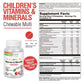 Solaray Childrens Vitamins & Minerals Complete Multivitamin for Kids Great Black Cherry Flavor (076280047974) (60 Chews, 30 Serv)