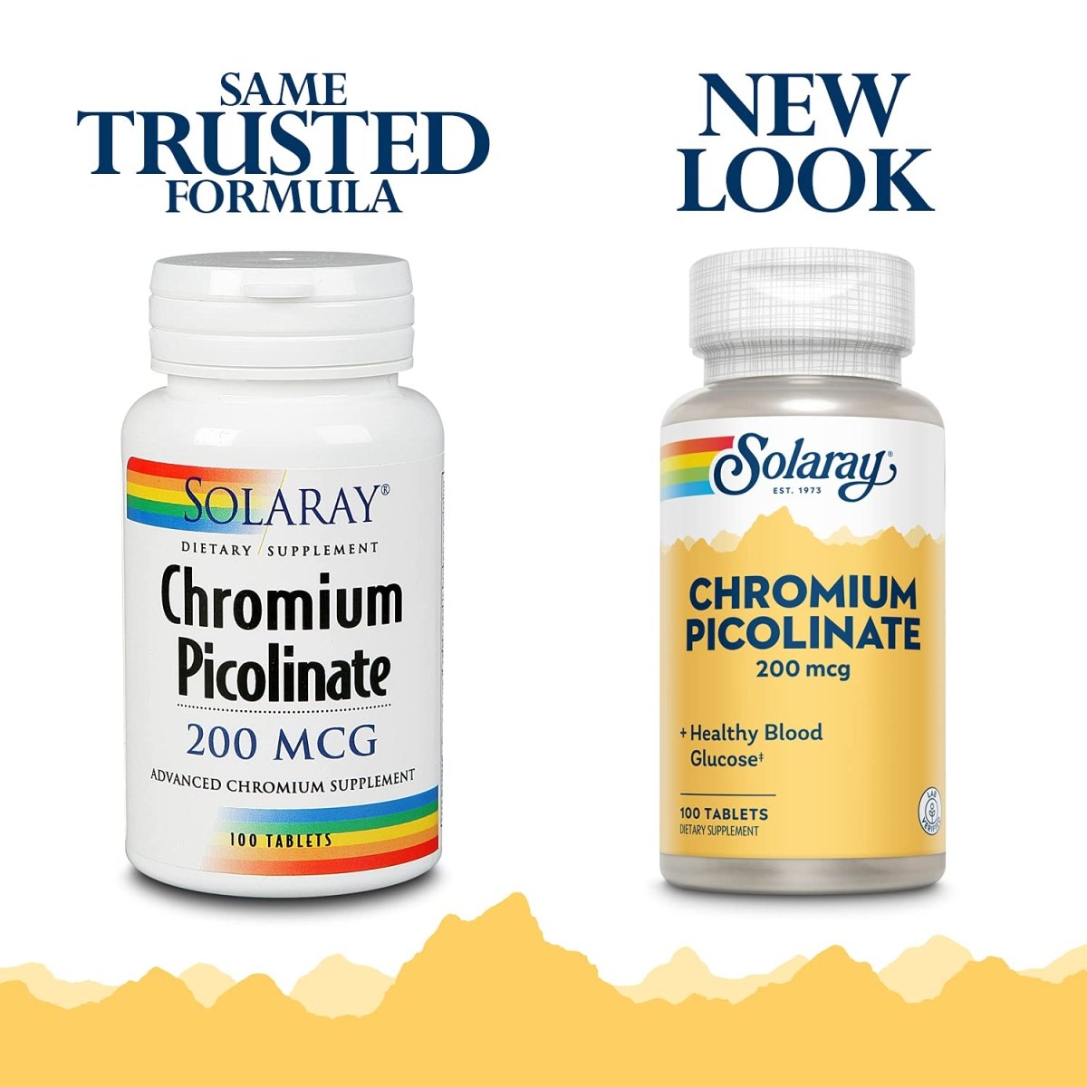 Solaray Chromium Picolinate 200mcg 100ct