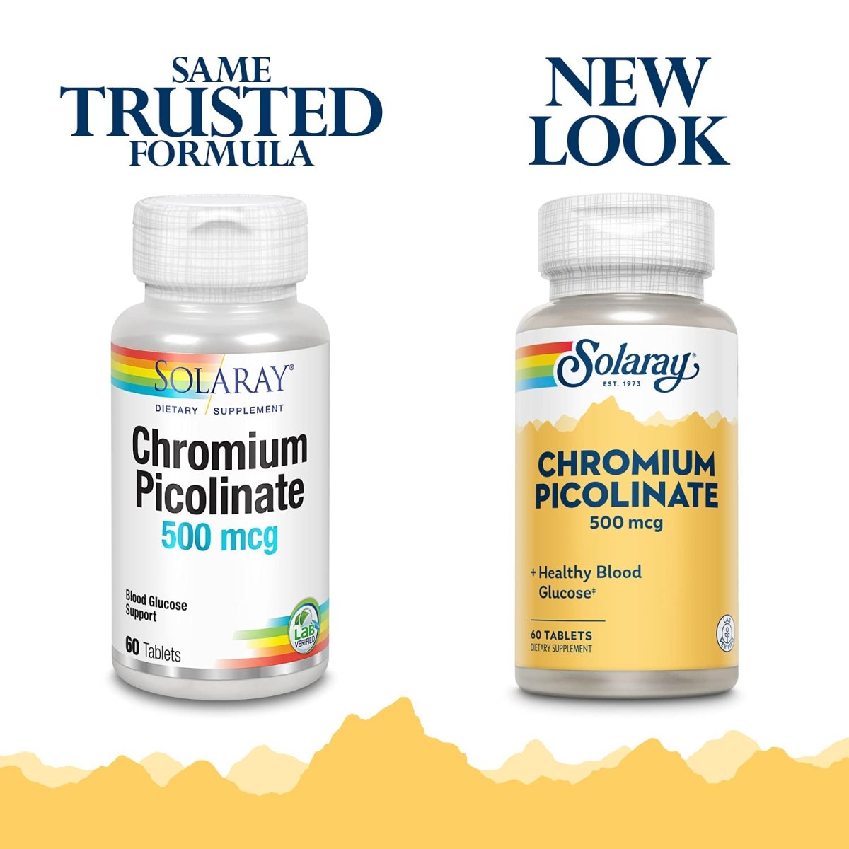 Solaray Chromium Picolinate Tablets, 500 mcg 60 Count