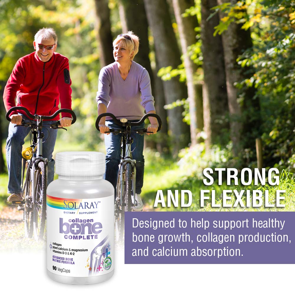 SOLARAY Collagen Bone Complete 30 Servings 90 VegCaps