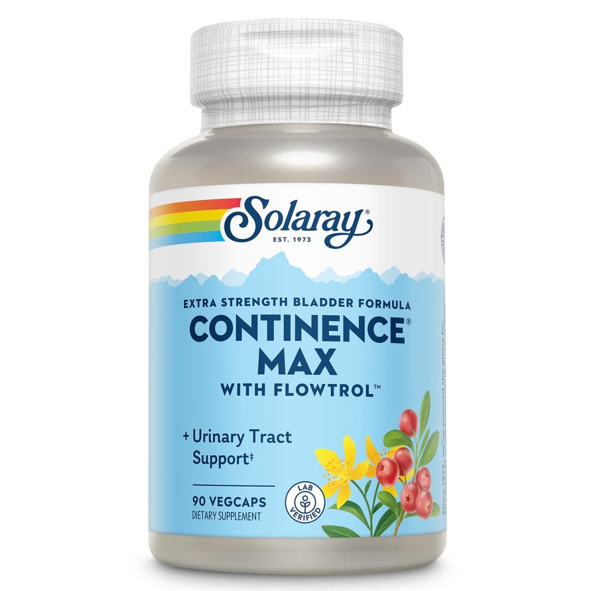SOLARAY Continence Max w/Flowtrol, Veg Cap (Carton) 90ct