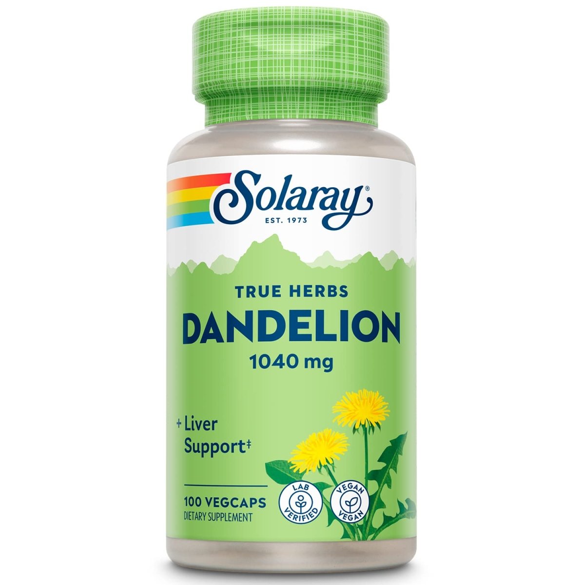 SOLARAY Dandelion Root 1040mg 100 VegCaps