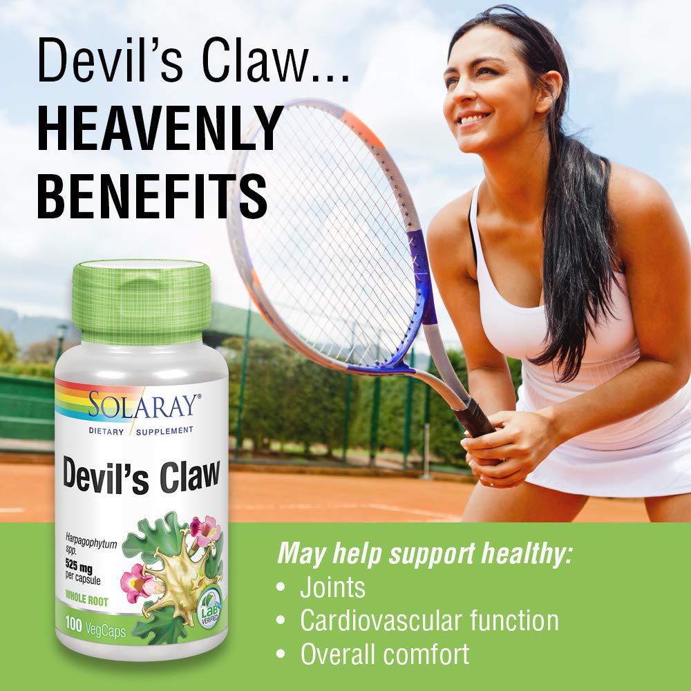SOLARAY Devils Claw Root 525mg 100 VegCaps
