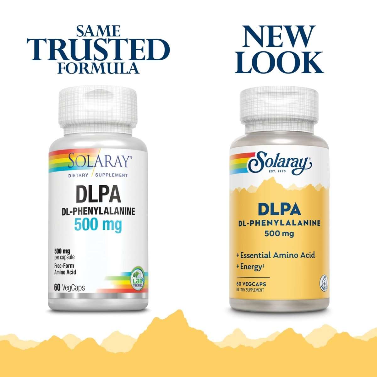 SOLARAY DL-Phenylalanine, 500mg 60 VegCaps
