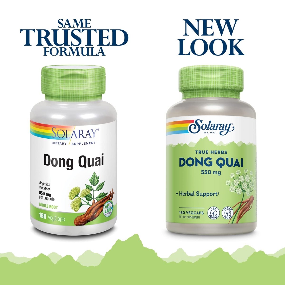 Solaray Dong Quai Root 550mg - 180 Vegan Capsules