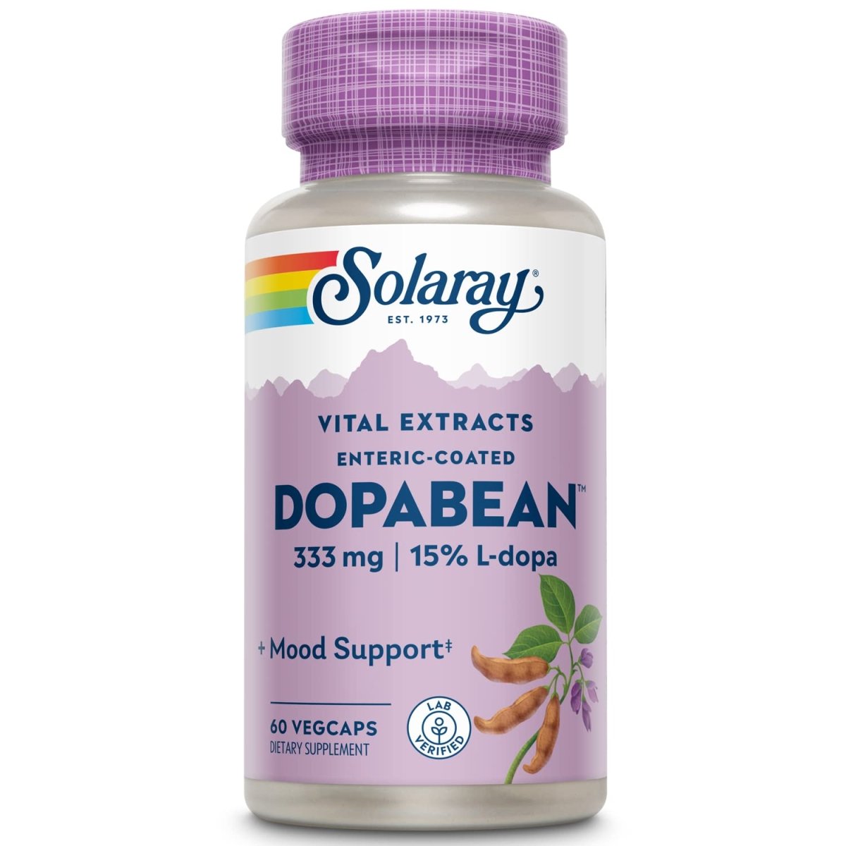 SOLARAY Dopabean, 333 mg 60 Count