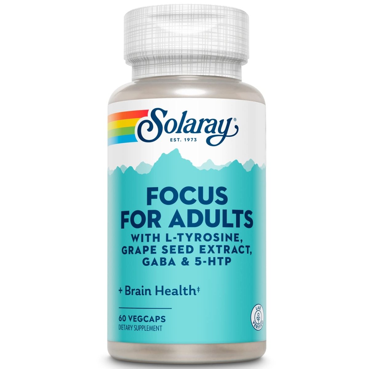 SOLARAY - Focus for Adults 60 Capsules