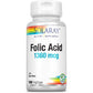 Solaray Folic Acid Capsules, 1360mcg 100 Count