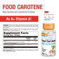SOLARAY Food Carotene, Vitamin A 10000 IU (200 CT)