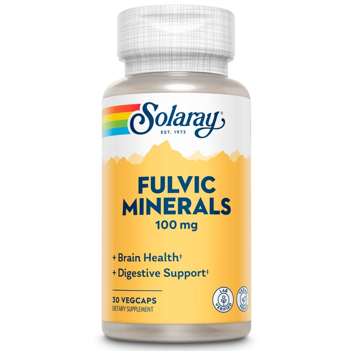 Solaray Fulvic Minerals 100 mg 30 VegCaps