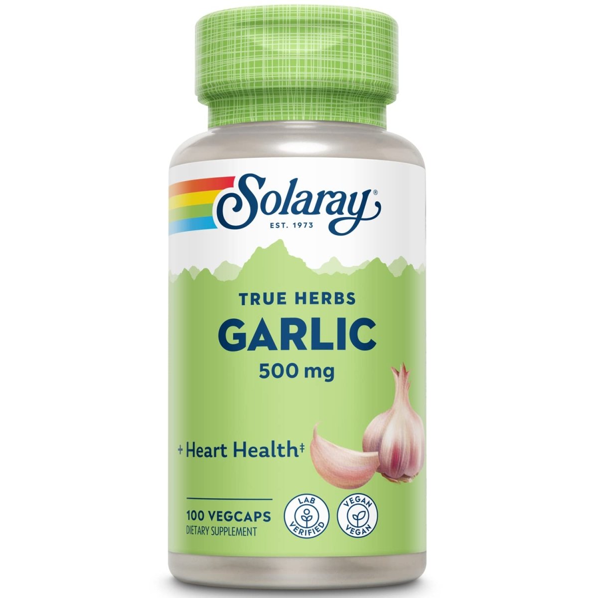SOLARAY Garlic Bulb 500 mg 100 VegCaps