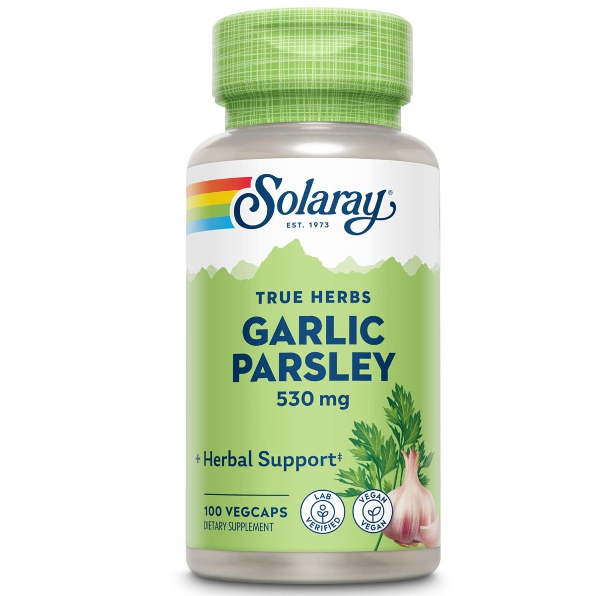 SOLARAY Garlic Bulb & Parsley Leaf 530mg 100 VegCaps