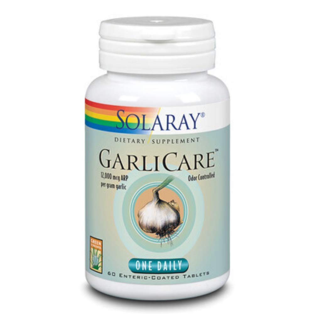 SOLARAY GarliCare, Tablet (Btl-Plastic) 12000mcg 60ct