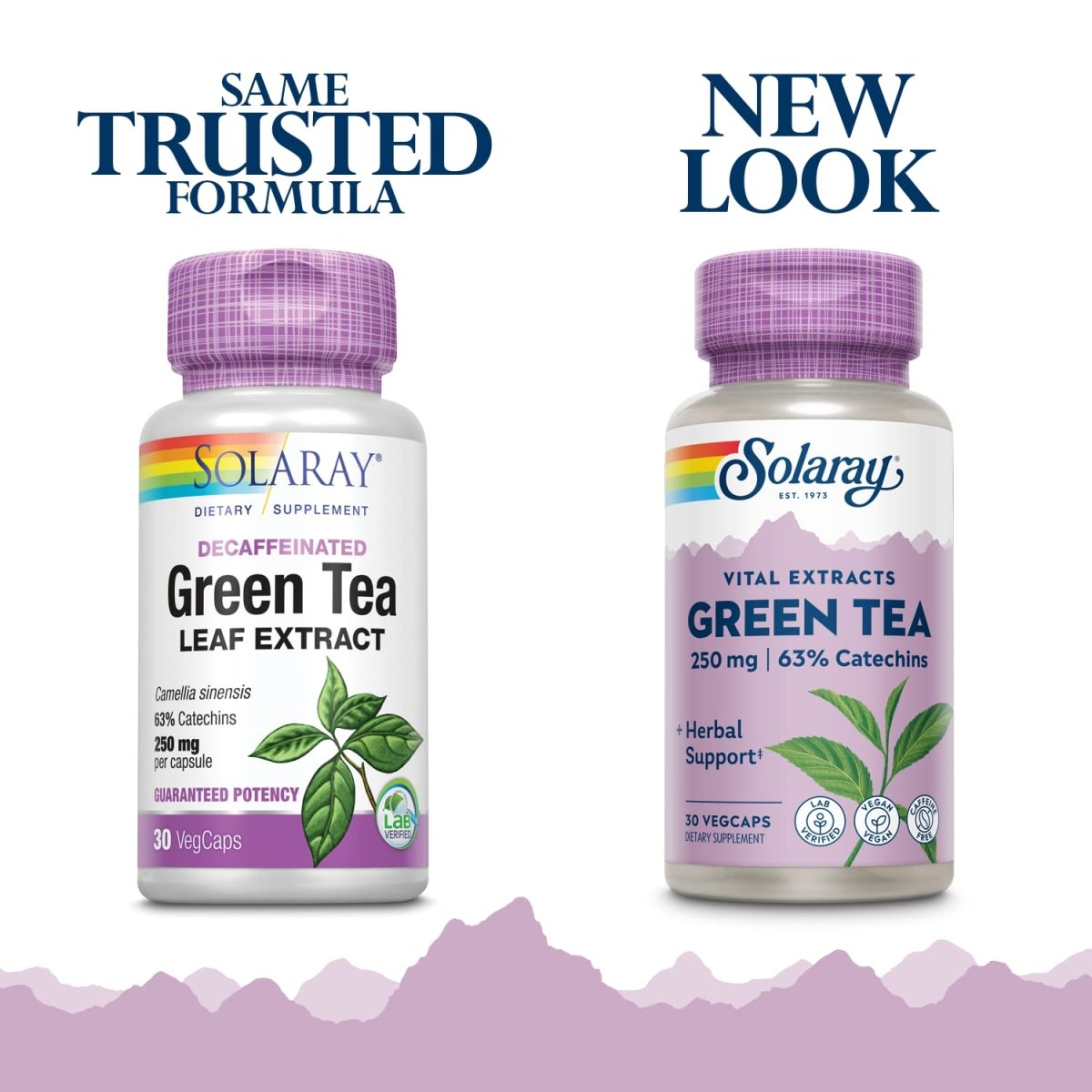 SOLARAY Green Tea Leaf Extract 250 mg 30 VegCaps