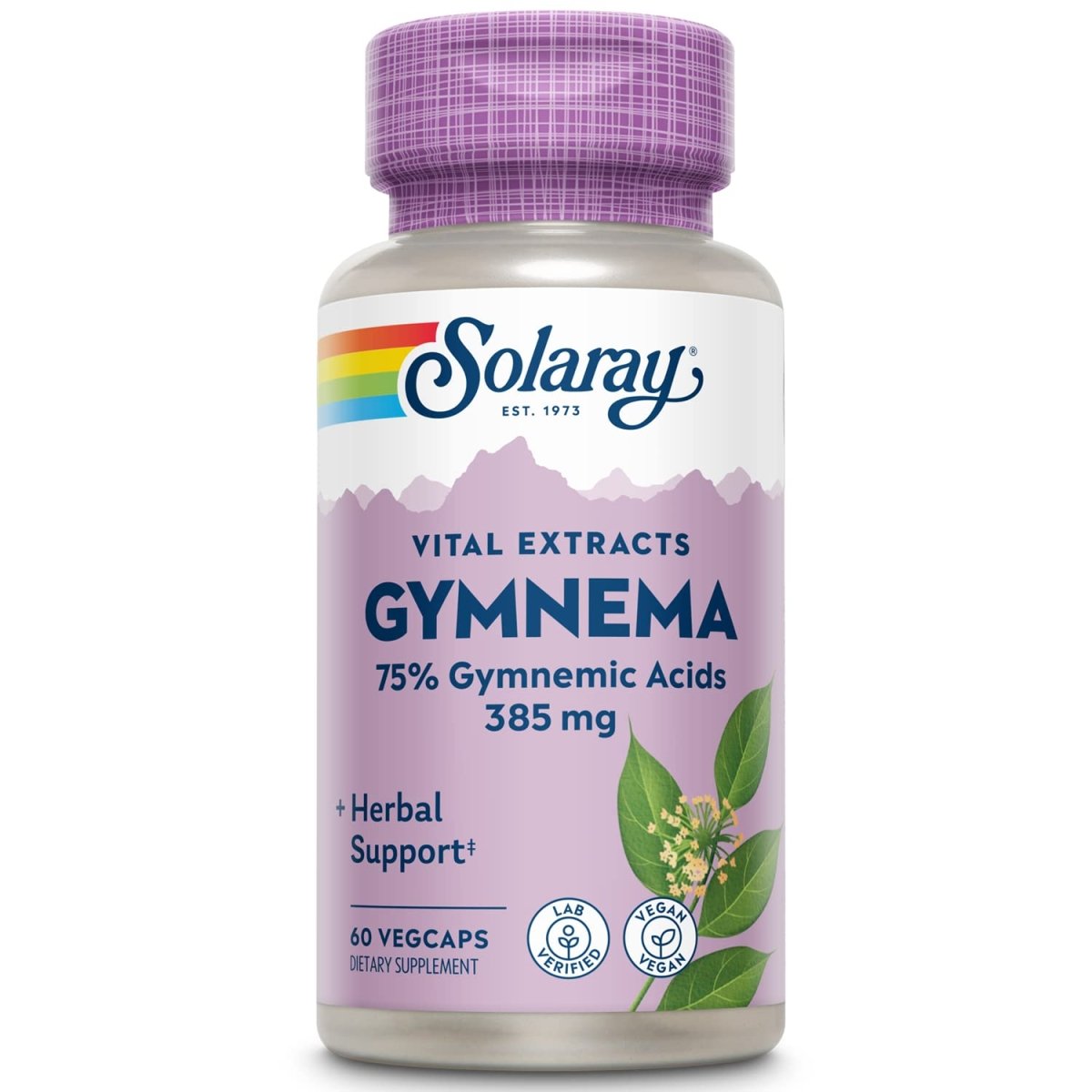 SOLARAY Guaranteed Potency Gymnema Leaf Extract 385mg 60ct