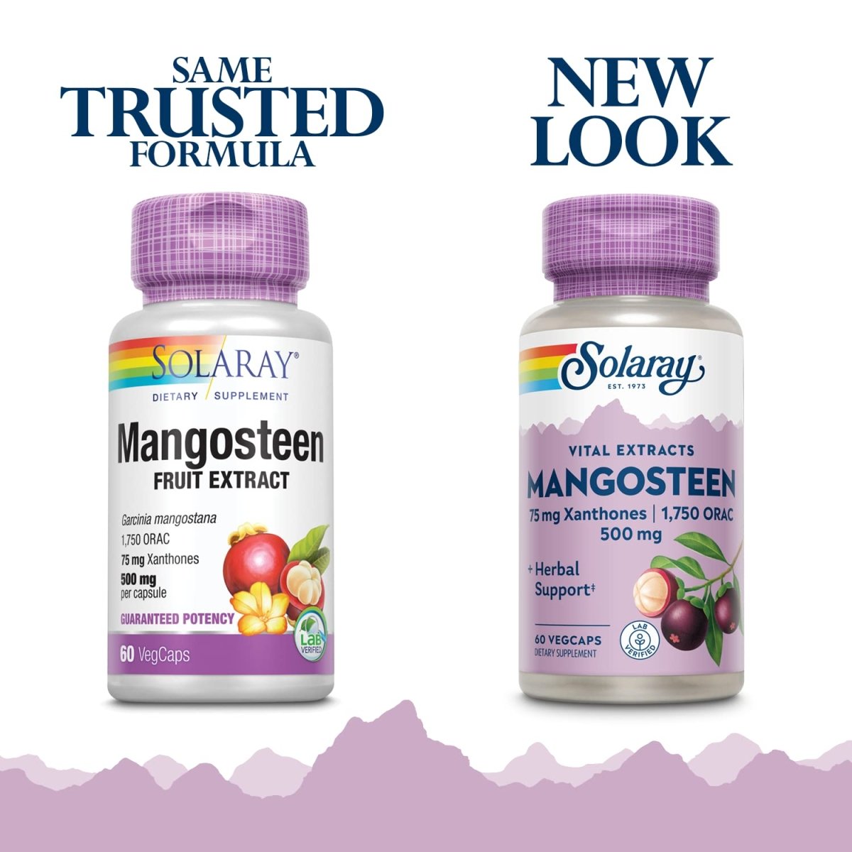 Solaray Guaranteed Potency Mangosteen Peel Extract - 60 Veg Caps