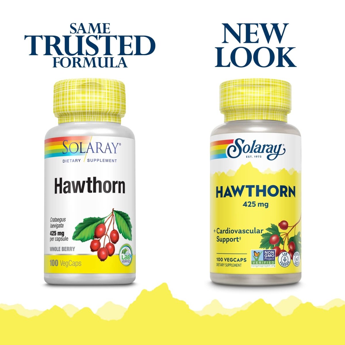 SOLARAY Hawthorn Berry 425mg 100 VegCaps