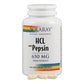 Solaray High Potency HCL + Pepsin 650 mg VCapsules, 100 Count