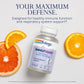 SOLARAY Immufight Maximum Daily Defense, All Day Immune Support, Vitamin C, Vitamin D, Zinc, Probiotics, Monolaurin, Acerola & More, Vegan & Gluten Free, 60 Day Guarantee, 30 Servings, 90 VegCaps