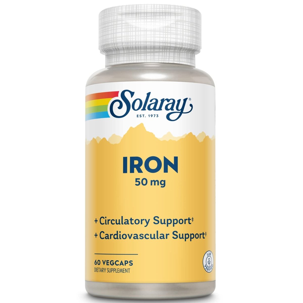 Solaray Iron 50 mg 60 VegCaps
