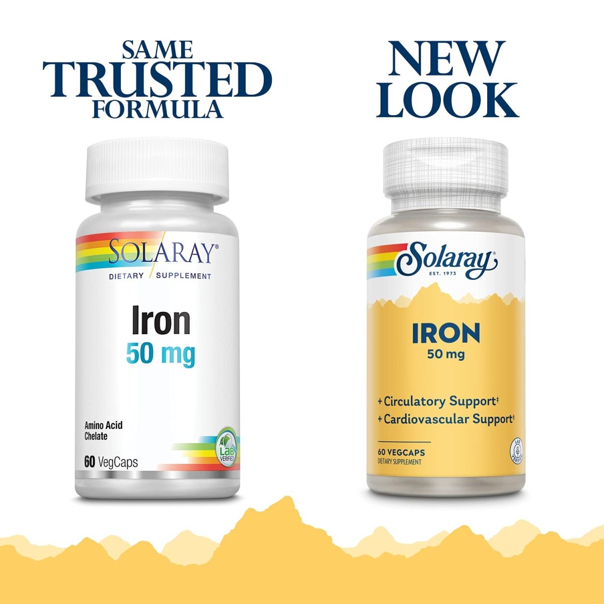 Solaray Iron 50 mg 60 VegCaps