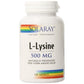 SOLARAY L-Lysine 500mg 120 VegCaps