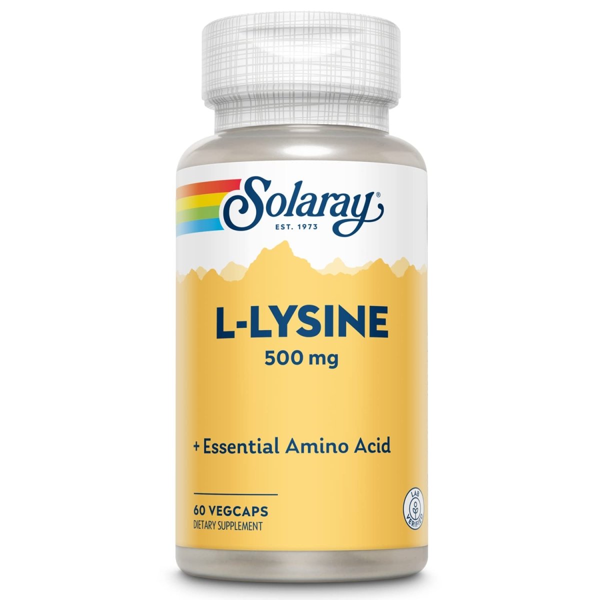 SOLARAY L-Lysine 500mg 60 VegCaps
