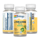 SOLARAY L Theanine 200mg, Healthy Mood Support and Focus Supplement with Vitamin B-6, Sugar Free Natural Lemon Lime Flavor, Lab Verified, 60-Day Guarantee, 30 Servings, 30 L Theanine Chewables