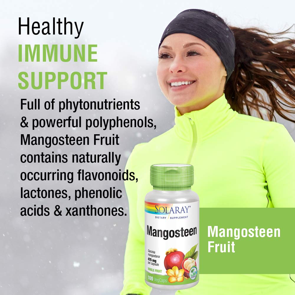 SOLARAY Mangosteen Fruit 475mg 100ct