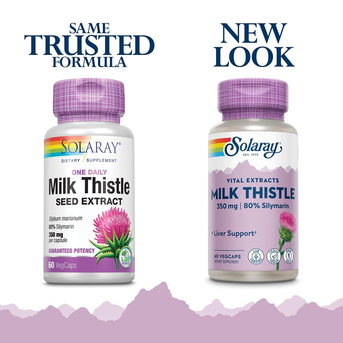 SOLARAY Milk Thistle, 60 CT