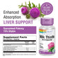 SOLARAY Milk Thistle Phytosome Supplement, 200mg, 30 Count