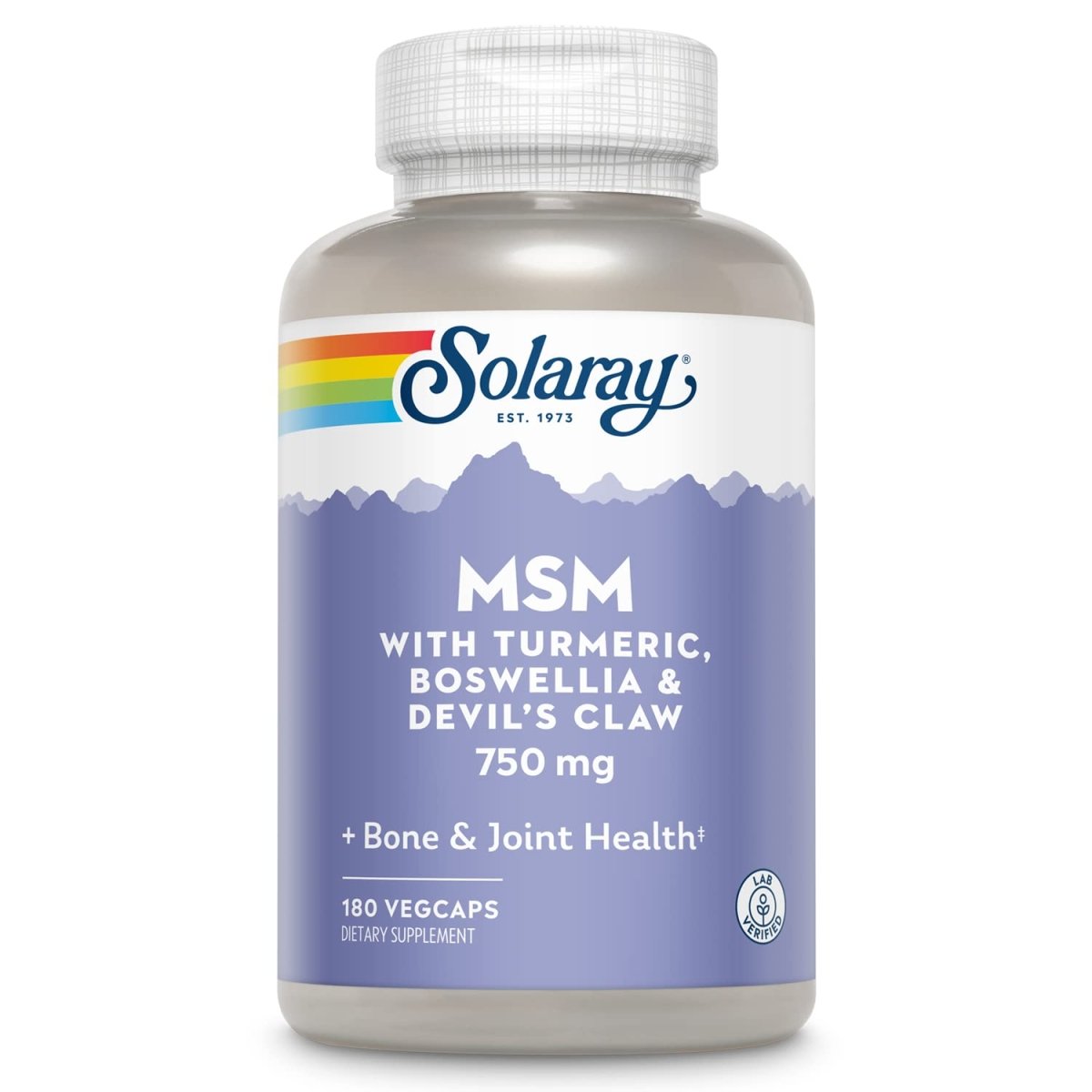 SOLARAY MSM 180 ct 750 mg