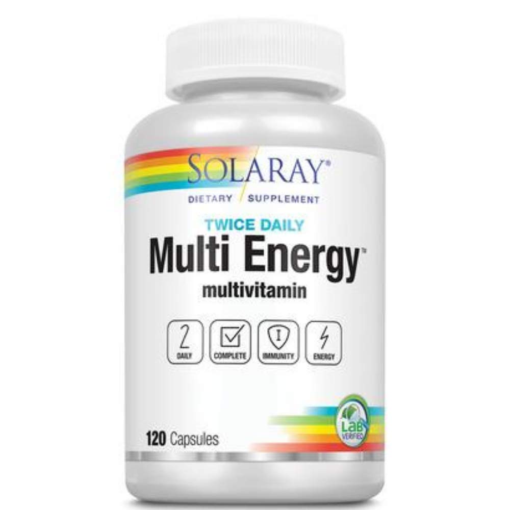 SOLARAY Multi Energy Two Daily, Capsule (Btl-Plastic) 120ct