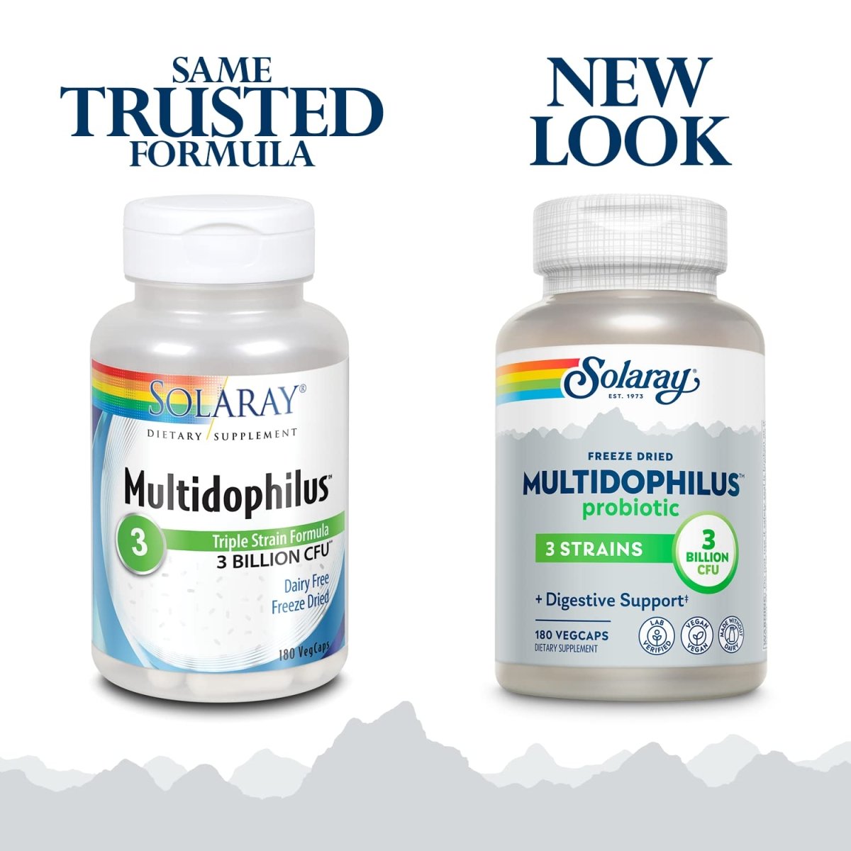 SOLARAY Multidophilus 3 Freeze Dried 3 Billion CFU