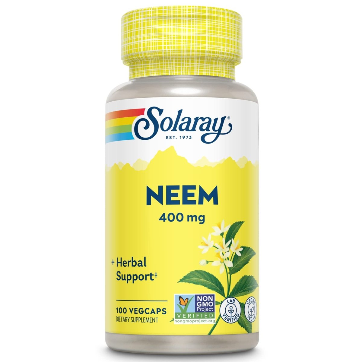 SOLARAY Neem Leaf 400mg 100 VegCaps
