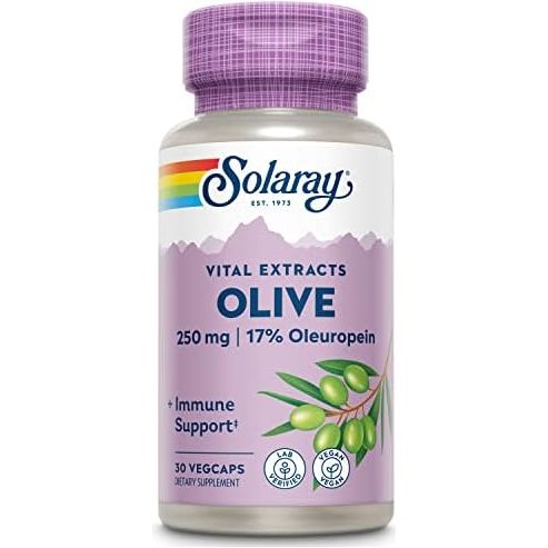 Solaray Olive 250 mg 30 Veg Caps