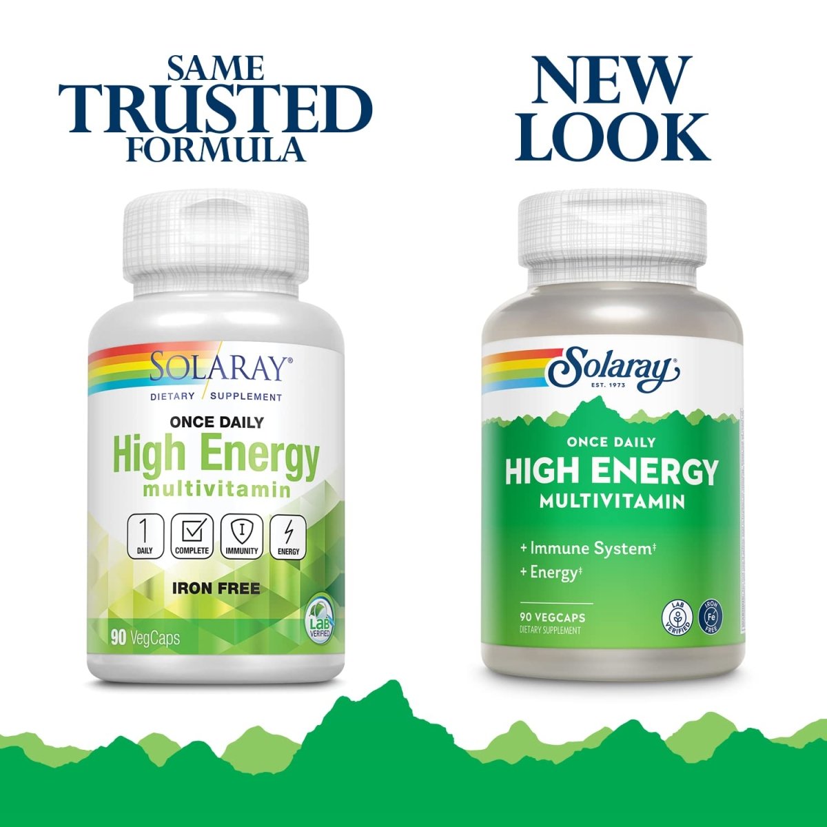 SOLARAY Once Daily High Energy Multivitamin 90 VegCaps