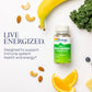 SOLARAY Once Daily High Energy Multivitamin, Immune System and Energy Support, Whole Food and Herb Base Ingredients, Men's and Women's Multi Vitamin, 30 Servings, 30 VegCaps
