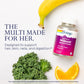 Solaray Once Daily Woman Multivitamin with Iron, Women's Multivitamin with Hair, Skin & Nails Blend, Enzyme Blend & Whole Food Base, Healthy Energy, Immune & Digestion Support, 90 Servings, 90 VegCaps