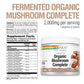 Solaray Organic Fermented Mushroom Complete Organic, Powder (Btl-Plastic) 2000mg 60g