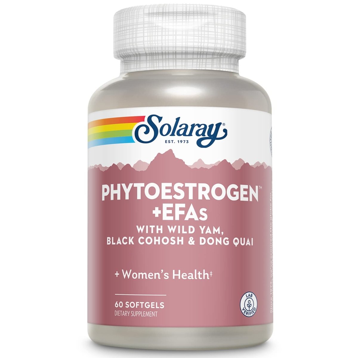 Solaray PhytoEstrogen Plus EFAs Menopause Support 60ct, 30 Serv.
