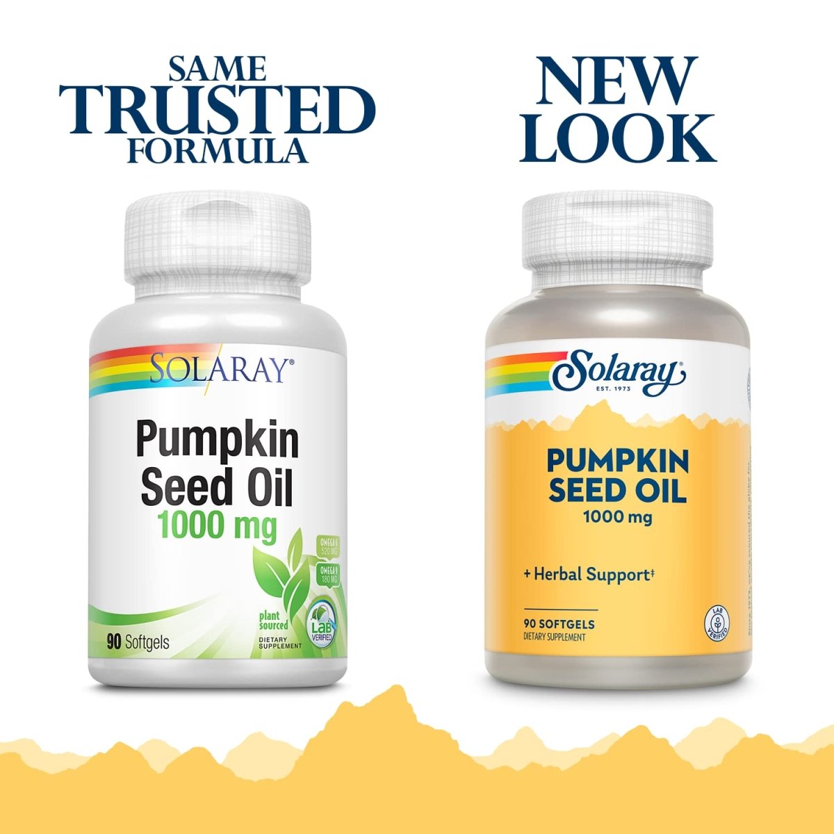 Solaray Pumpkin Seed Oil, 1000 mg 90 Count