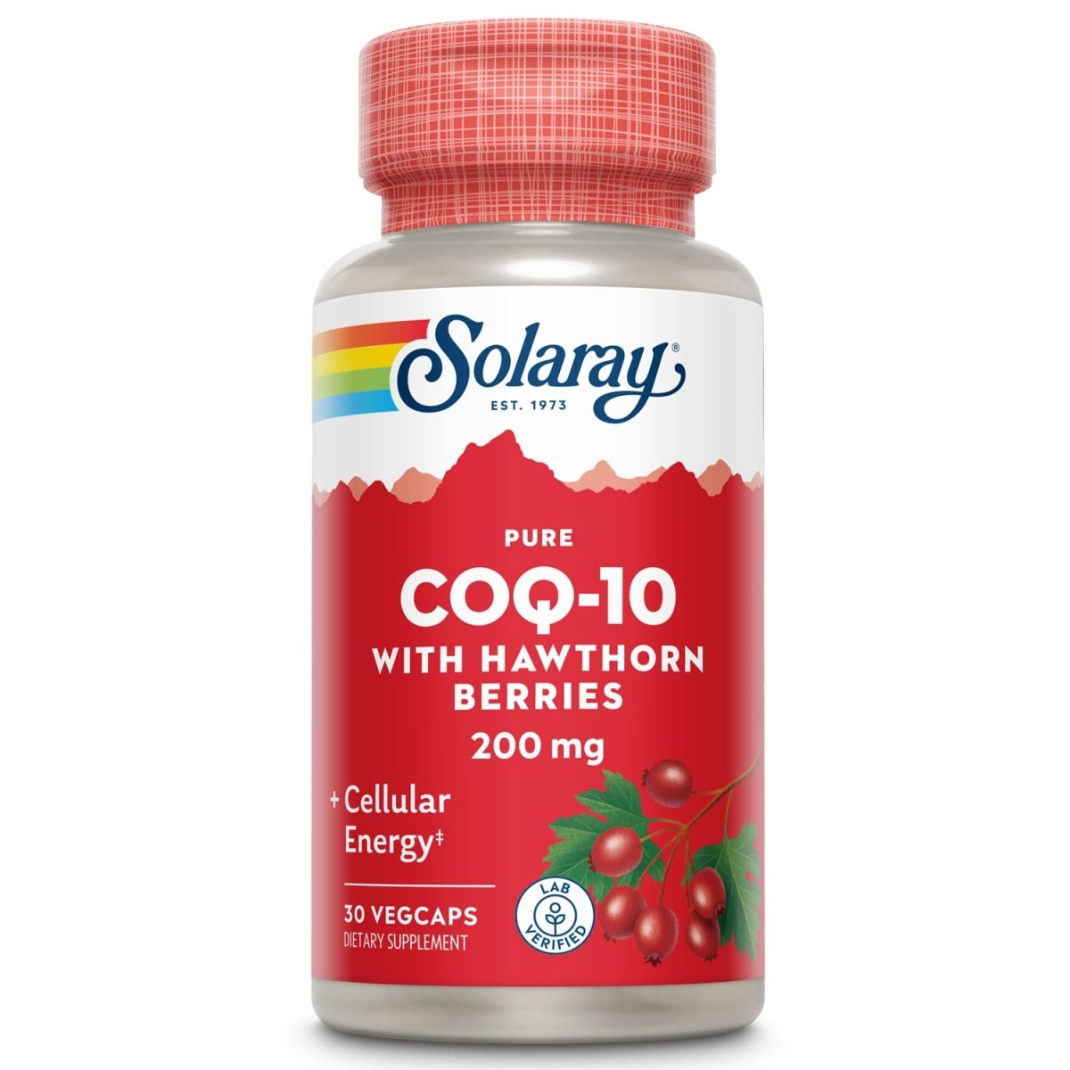 SOLARAY Pure CoQ-10 200 mg 30 VegCaps