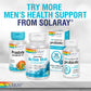 SOLARAY Pygeum and Saw Palmetto Berry Extracts, Mens Health & Prostate Function Support, Zinc, B-6, Pumpkin Seed & Amino Acids 240 VegCaps (120 VegCaps)