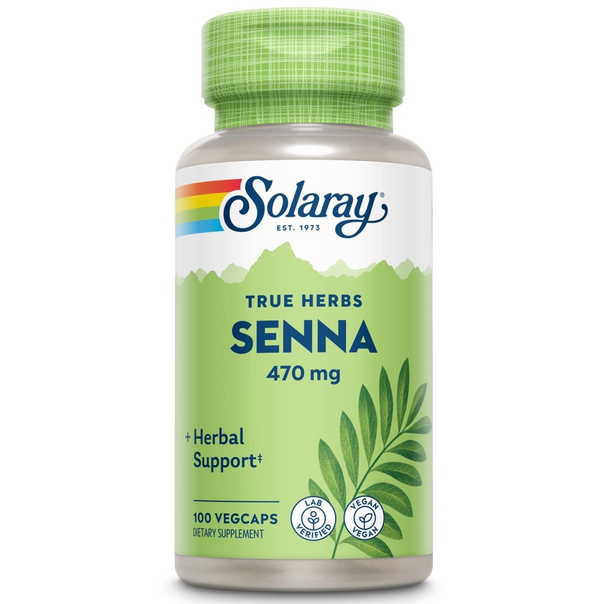 SOLARAY Senna Leaf, Veg Cap (Btl-Plastic) 470mg 100ct