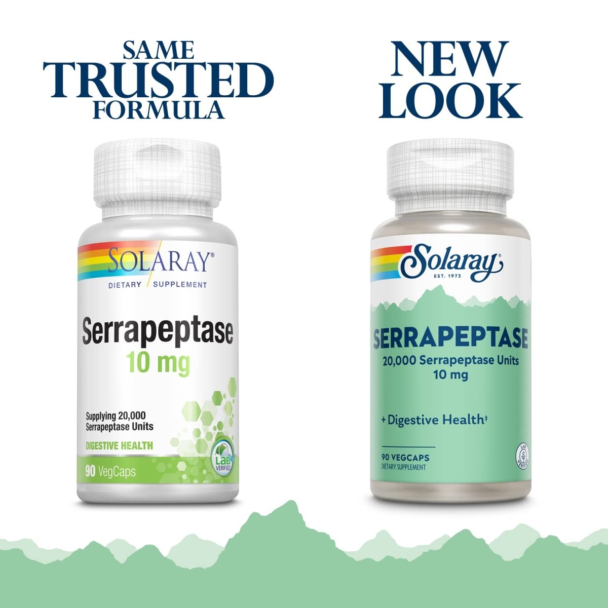 SOLARAY Serrapeptase 10 mg VCapsules 90 Count