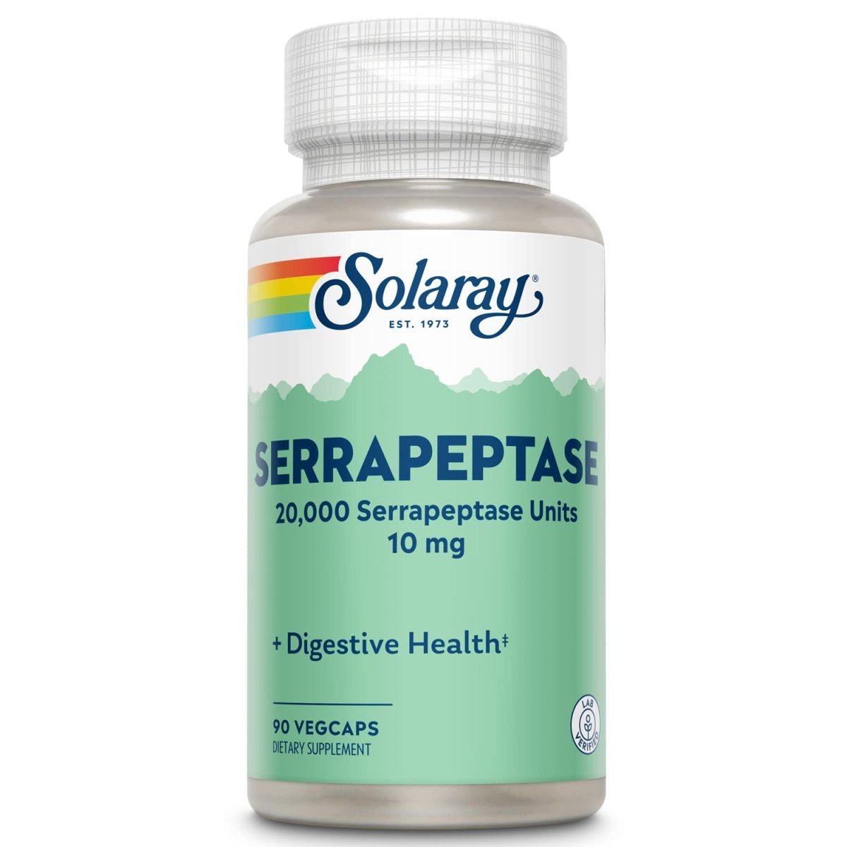 SOLARAY Serrapeptase 10 mg VCapsules 90 Count